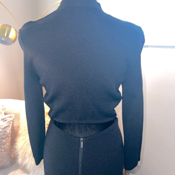 RACHEL ROY: Black Dress - Size Large - Picture 8 of 9